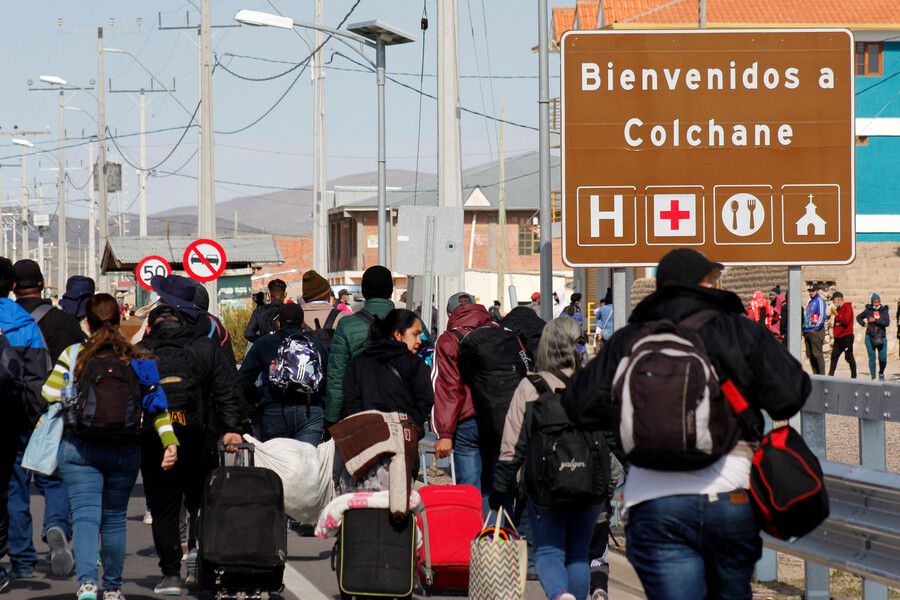 El norte de Chile es el ingreso para miles de inmigrantes.