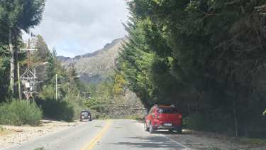 Las ráfagas fueron de más de 100 km/h en Bariloche. 