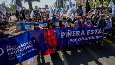 Las manifestaciones en contra del presidente por los Pandora Papers. 