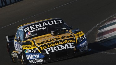 Juan C. Benvenuti terminó segundo en la final de la primera fecha del TC en Viedma. Gentileza.