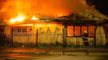 Fueron tres los ataques incendiarios en la cordillera en octubre, el último en el Club Andino Piltriquitrón. Gentileza