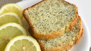 Budín de limón con semillas de amapola imperdible