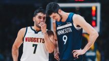 Imagen de Los Timberwolves de Bolmaro vencieron a los Nuggets de Campazzo en suplementario