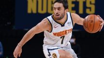 Imagen de Campazzo jugó solo un minuto en la victoria de Denver sobre Wizards en la NBA
