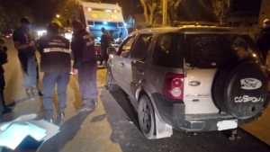 Video: increparon al conductor alcoholizado tras chocar y herir a un empleado municipal