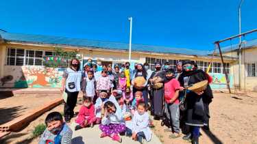 En la escuela Nº 269 de Filli Dei, de la zona rural se celebró el día de la interculturalidad. (Foto: Andrea Vazquez)