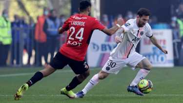 PMessi jugó un gran partido pero no alcanzó. Foto: AP