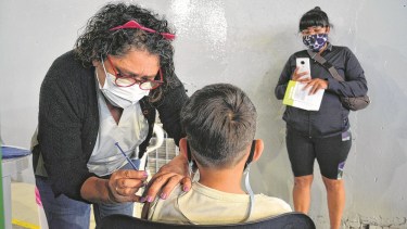  La provincia está entre los distritos con mejores porcentajes de inmunización. Foto: Marcelo Ochoa.