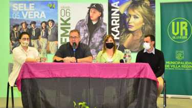Se anunció el programa de espectáculos por el 97° aniversario de Villa Regina. (Foto Néstor Salas)