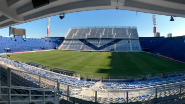 El estadio de Vélez fue allanado éste mediodía.