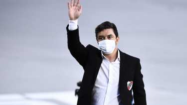 Gallardo disfruta de River, pero se enoja cuando le preguntan por su continuidad