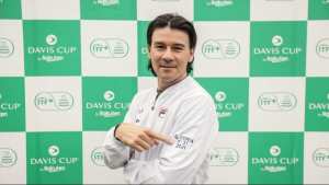 Coria disfruta de su estreno como capitán de Argentina en la Copa Davis