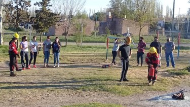 Inscriben para capacitar a futuros bomberos voluntarios en Valle Azul