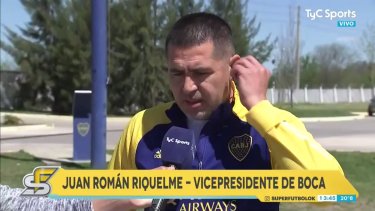 Riquelme habló en TyC Sports sobre el Superclásico de ayer.