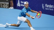 Imagen de El Peque Schwartzman venció a Murray y avanzó a cuartos de final en Amberes