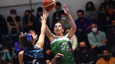 Quiroga, la figura de la final, continuará su carrera en la Liga Nacional. (Foto: Matías Subat /Aguante Neuquén)