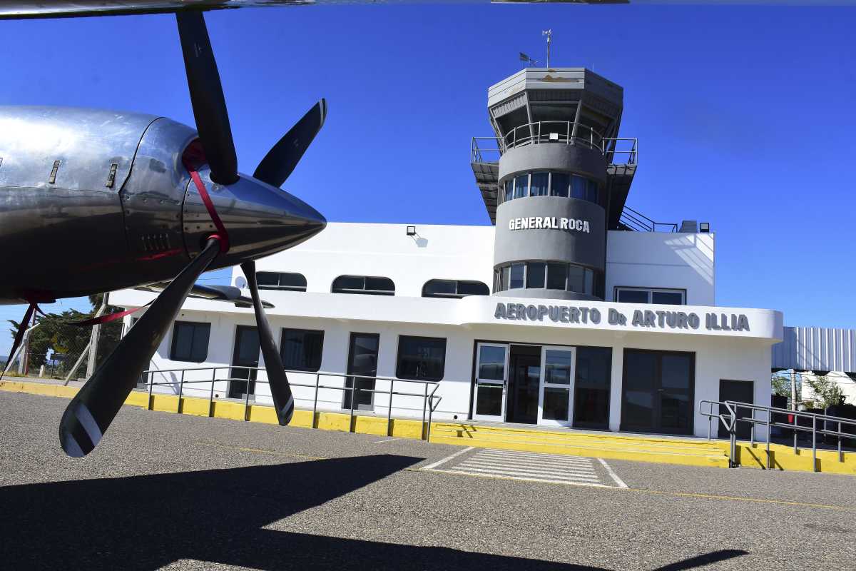 El Gobierno de Río Negro dijo que habrá una nueva pista de aterrizaje en el aeropuerto de Roca. Foto: archivo