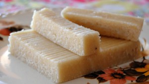 Audio receta de turrón de coco súper fácil