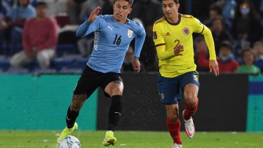 Uruguay y Colombia empataron 0 a 0 en el estadio Gran Parque Central de Montevideo. 