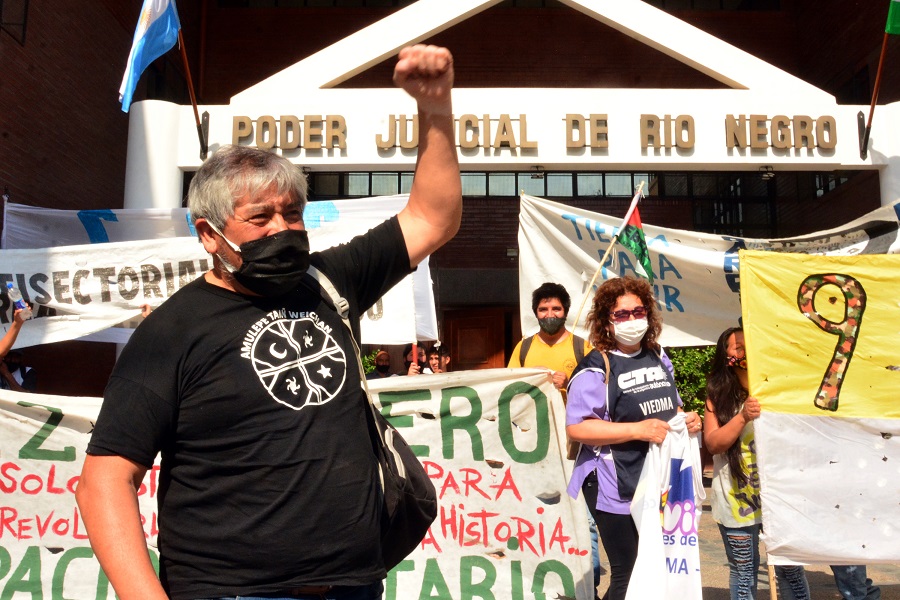 Hugo Aranea frente a la Justicia. Foto Marcelo Ochoa.
