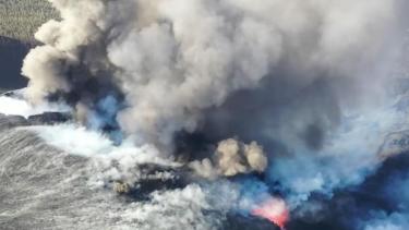 El volcán La Palma, en Islas Canarias, entró en erupción hace más de un mes. 
