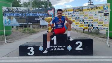 El neuquino Quilci se consagró en la «Doble Salina» de ciclismo