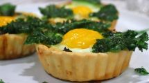 Imagen de Tarta de kale y huevo al estilo Gross