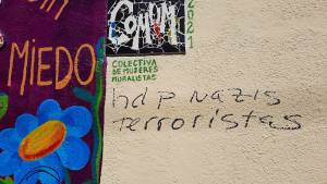 Pintadas nazis y contra Cristina Kirchner en la sede que tiene en Neuquén un organismo nacional