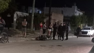 El accidente ocurrió cerca de la 1 de la madrugada de este lunes. Foto Gentileza: Taxistas en Movimiento
