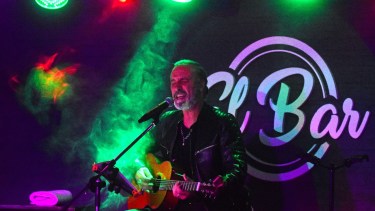 Manuel Wirtz en la primera de las dos noches que estuvo en Roca. Fotos: Andrés Maripe