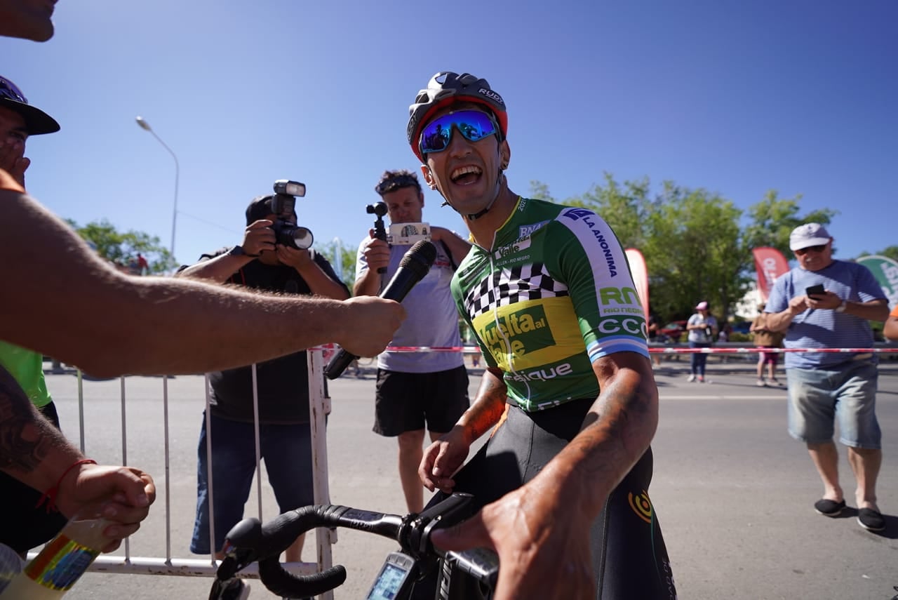 Navarrete ganó la cuarta etapa en una apasionante definición. (Foto: Gentileza Carlos Mir)