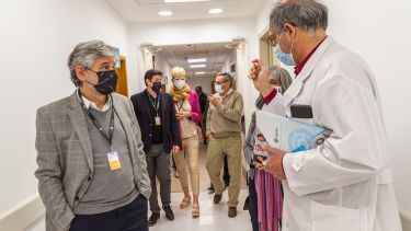 En Intecnus, Filmus fue recibido por su director, Luis Rovere.