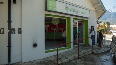 El local está ubicado en la avenida San Martín y Hube. Foto: Marcelo Martínez