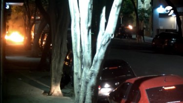 Detuvieron a un hombre por el ataque al diario Clarín. 