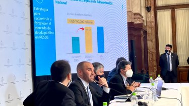 Guzman bajó la proyección del déficit fiscal primario de 4 a 3,5% del PBI. (Foto ilustrativa de archivo.  @Martin_M_Guzman)