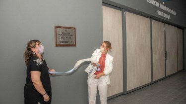 Esta nueva sala es parte de las numerosas remodelaciones que sufrió la terminal. Fotos: Municipio de Roca