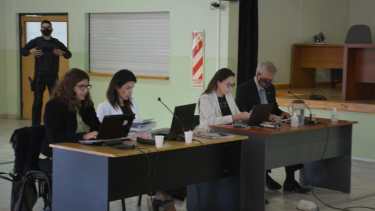 Defensas oficiales Juicio Escuelita VII (foto Yamil Regules)