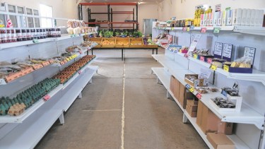 Un gran salón de ventas: un formato que, todos coinciden, no funciona tal como se había previsto. Foto: Chino Leiva