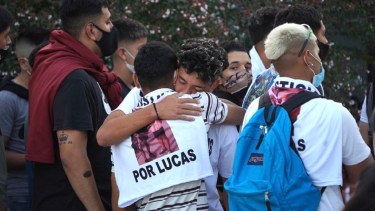 Lucas murió a raíz de un impacto de proyectil de arma de fuego en el cráneo. Foto: gentileza La Nación 