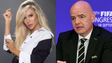 Luciana Salazar chateó con Gianni Infantino de la FIFA. 