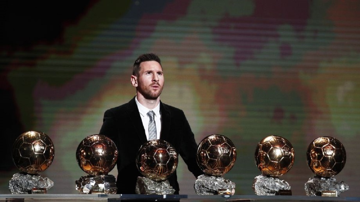 Messi obtuvo el sexto Balón de Oro en 2019. Foto: EFE 