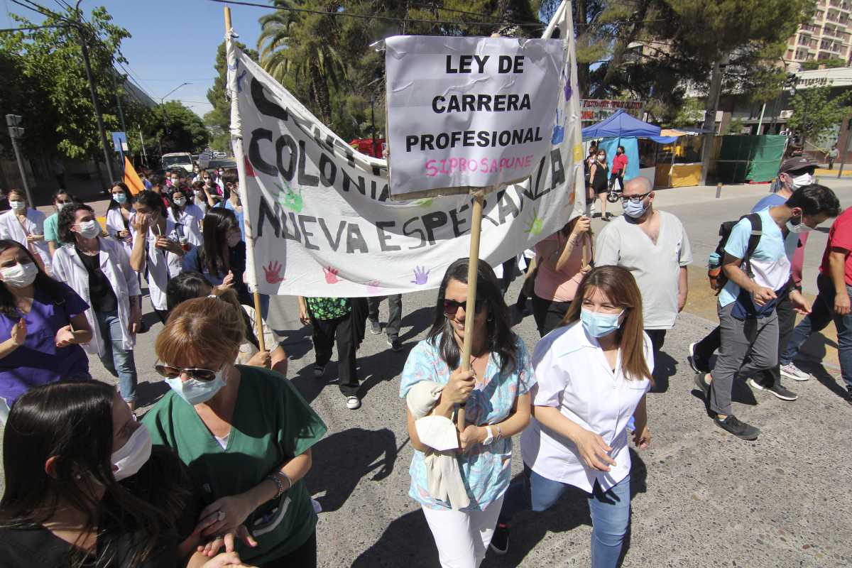 Las manifestaciones de hoy reunirán a más de tres sindicatos en las calles. (Archivo Oscar Livera).-