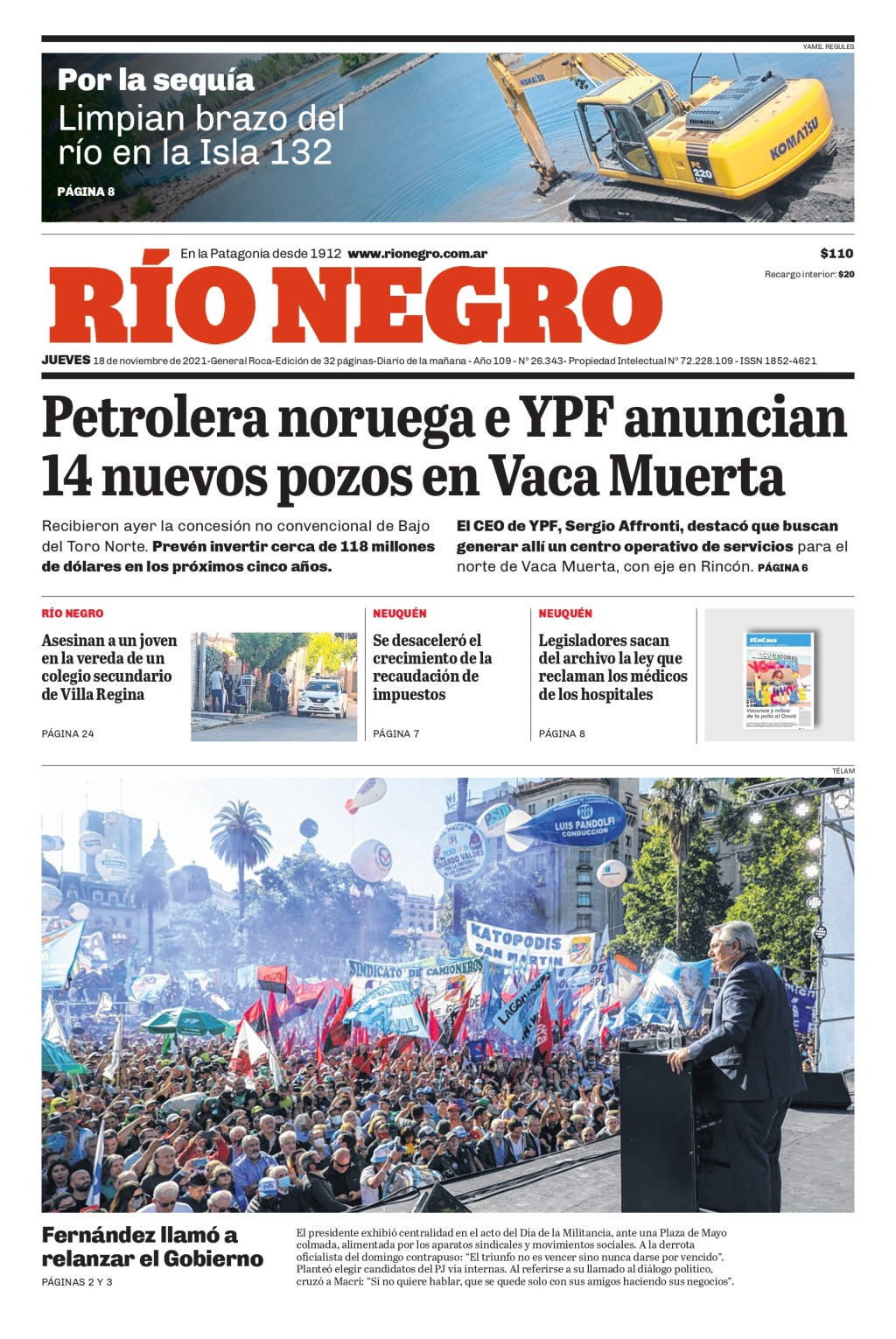Tapas - Diario Río Negro periodismo en la Patagonia