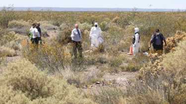 El 17 de noviembre un trabajador de una empresa petrolera halló el cuerpo de Videla a unos 35 kilómetros al norte de Roca. Foto Juan Thomes.