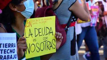 Marcha por el Dia Internacional de la No Violencia contra la Mujer. Foto: Andrés Maripe