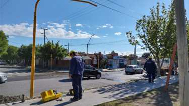La nueva señalización funcionará en la intersección de Gelonch y Santa Cruz. 