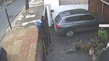 El momento de la agresión contra el sindicalista de Guincheros. 