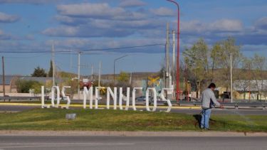 Desde ayer a las 14:30 Hs. Los Menucos permanece incomunicado. Foto: José Mellado.