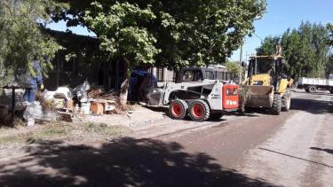 El servicio en Neuquén busca llegar a los vecinos que no pueden trasladar los residuos voluminosos a los centros de transferencia. Foto: Gentileza