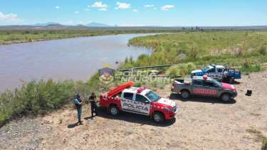 El lugar donde fue hallado el cuerpo. Foto: Prensa Policía de Neuquén
